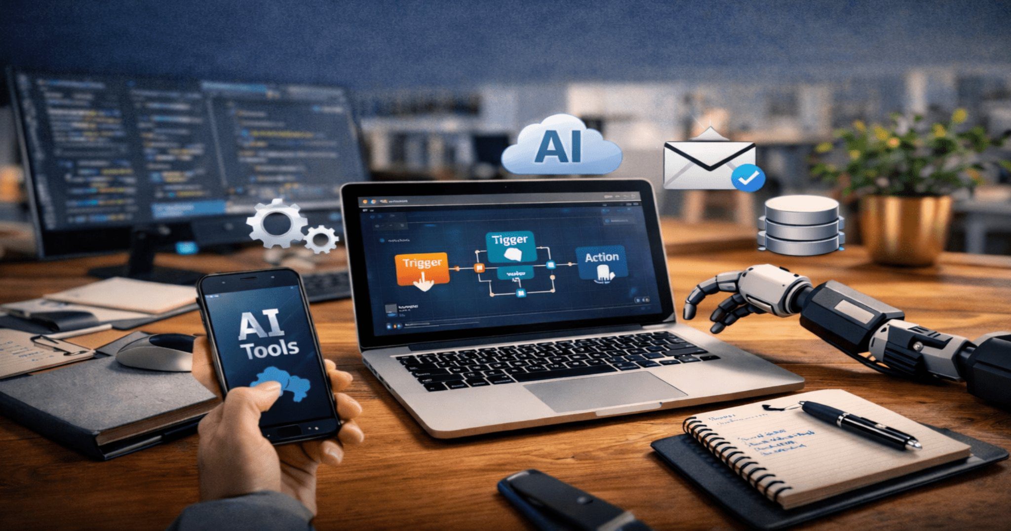 AI Workflow Automation for Beginnersfeaturedimage AI Workflow Automation for Beginnersfeaturedimage